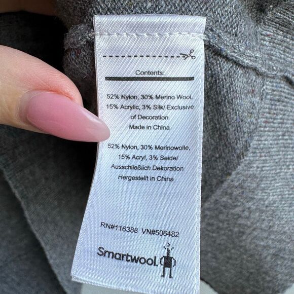 Smartwool Men’s XXL Kiva Ridge Sweater Merino Blend Gray Classic Crewneck - Picture 5 of 6